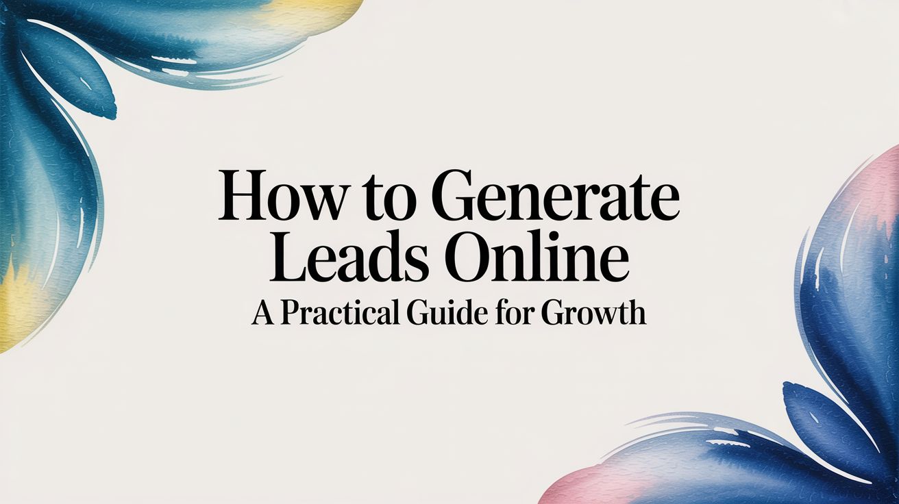 A Practical Guide on How to Generate Leads Online for Sustainable Growth