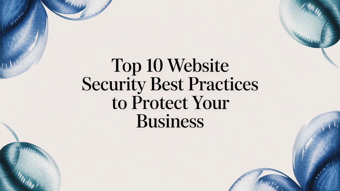 Top 10 Website Security Best Practices to Protect Your Business