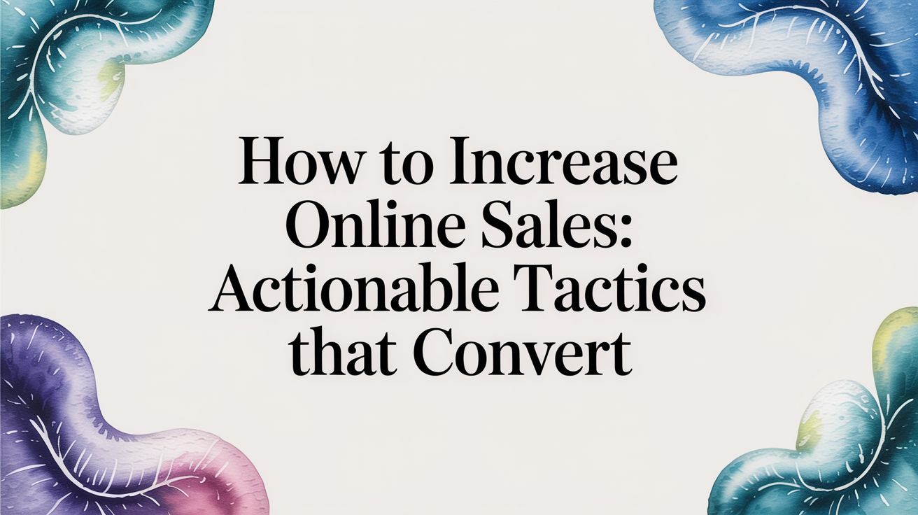 How to Increase Online Sales: Actionable Tactics That Convert