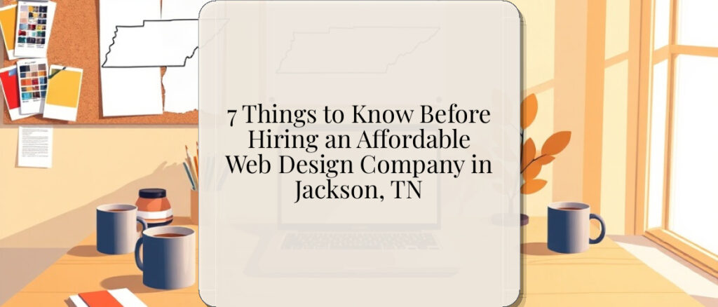 7 Things to Know Before Hiring an Affordable Web Design Company in Jackson, TN
